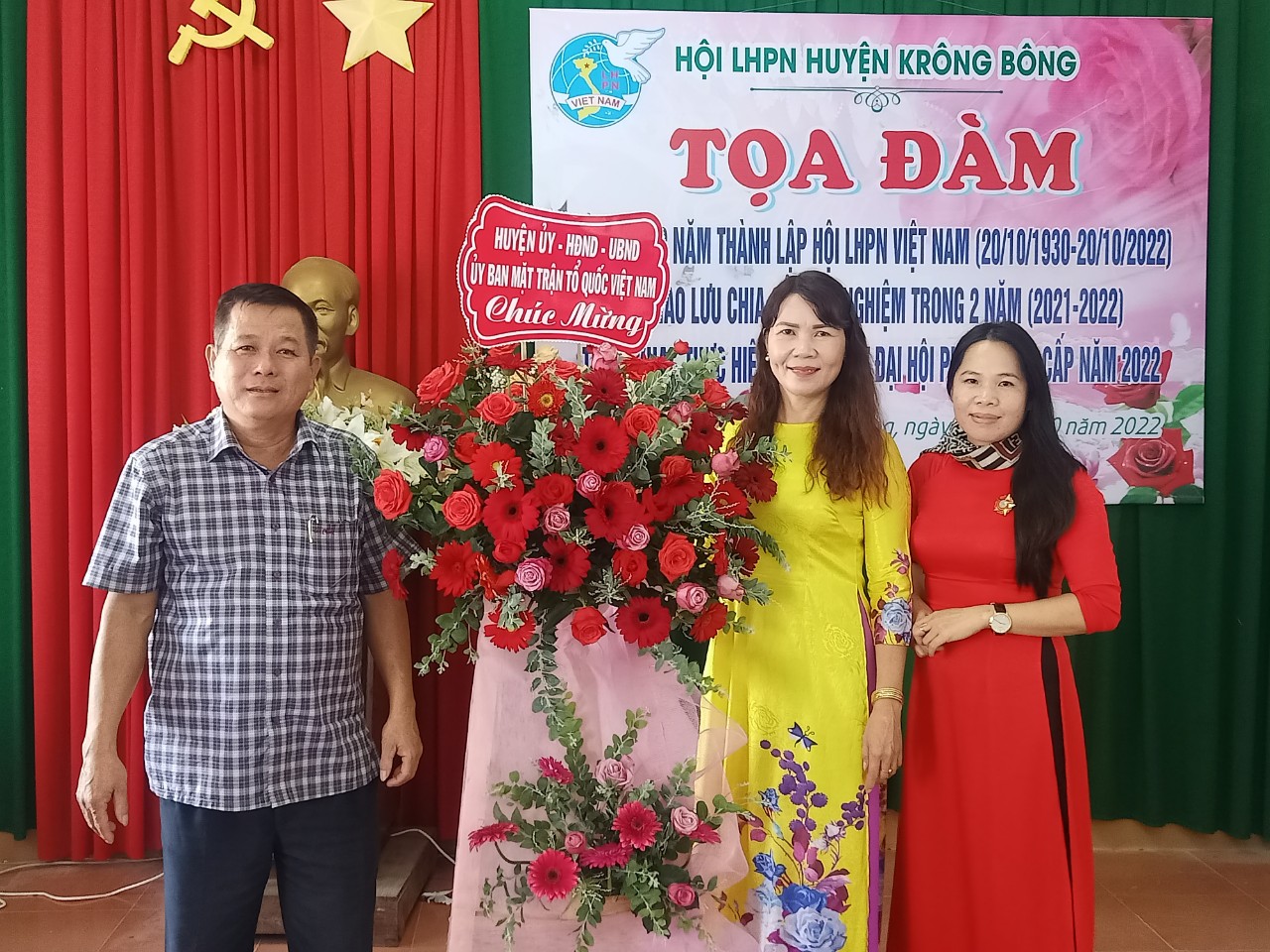 Hội Liên hiệp Phụ nữ huyện toạ đàm kỷ niệm 92 năm ngày thành lập Hội Liên Hiệp Phụ nữ Việt Nam (20/10/1930 – 20/10/2022)